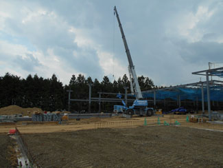 鉄骨建方工事